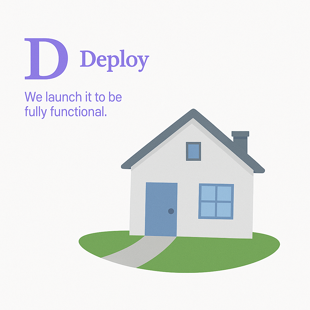 Deployed, fully functional system